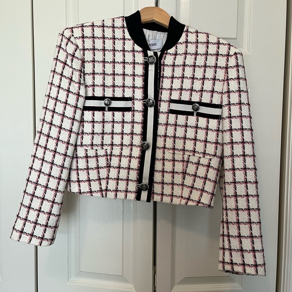 NWT Veronica Beard Ellicot Graphic Tweed Jacket. Size 4 - Picture 10 of 16